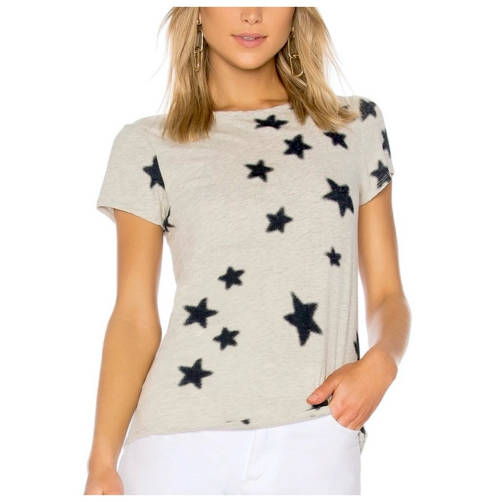 PAM&GELA gray tee w/stars